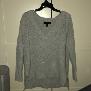 gray sweater, worn once